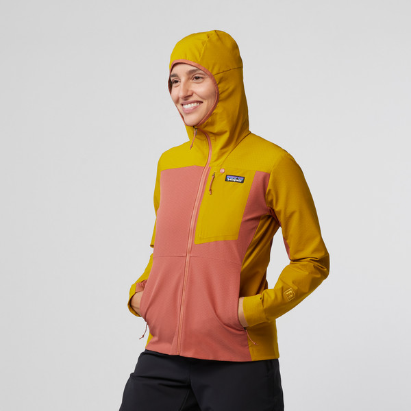 W' S R1 CROSSSTRATA HOODY Damen - Softshelljacke