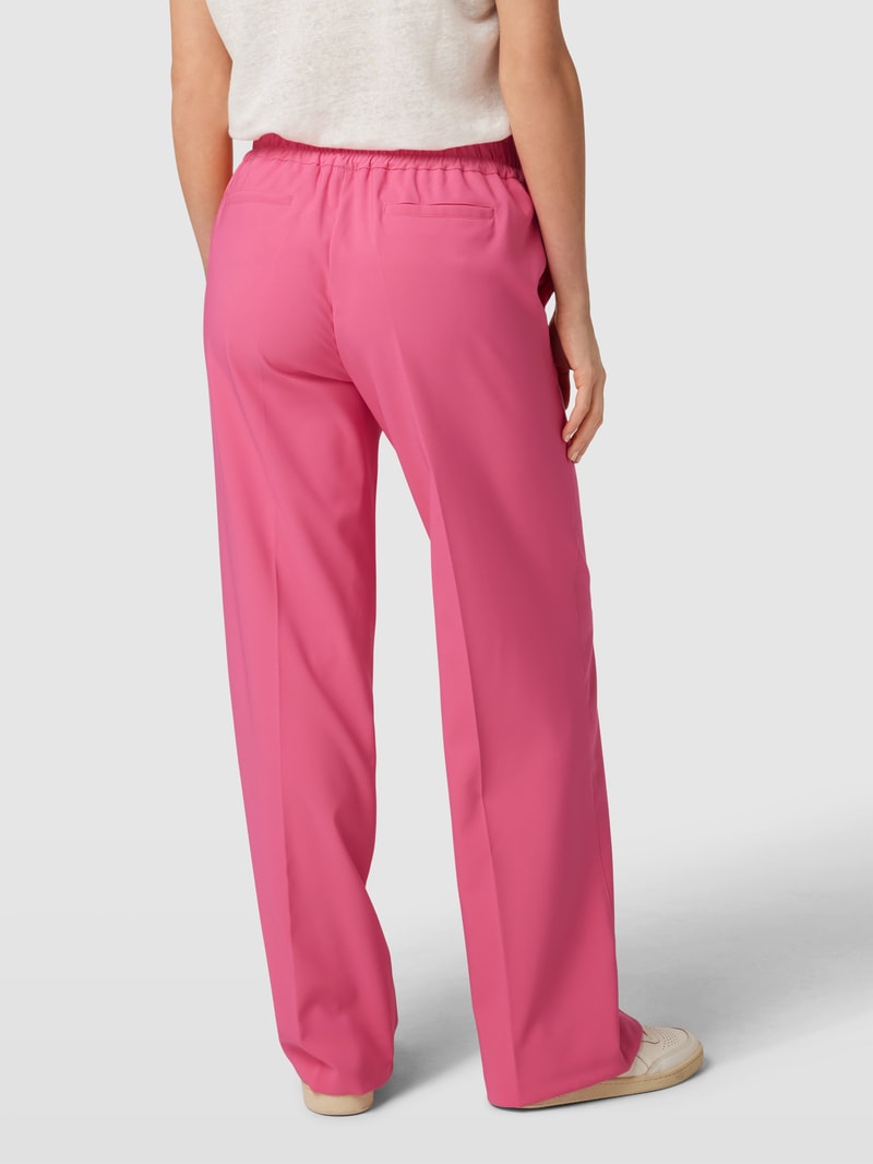 Hose mit Ziernähten in pink