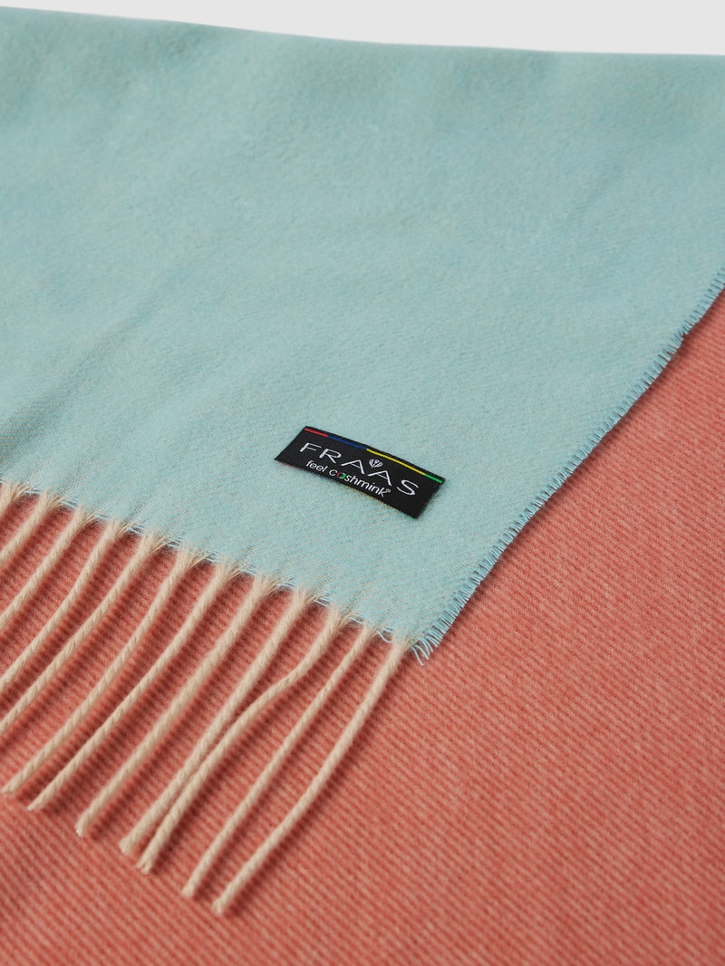 Schal mit Allover-Muster in pink