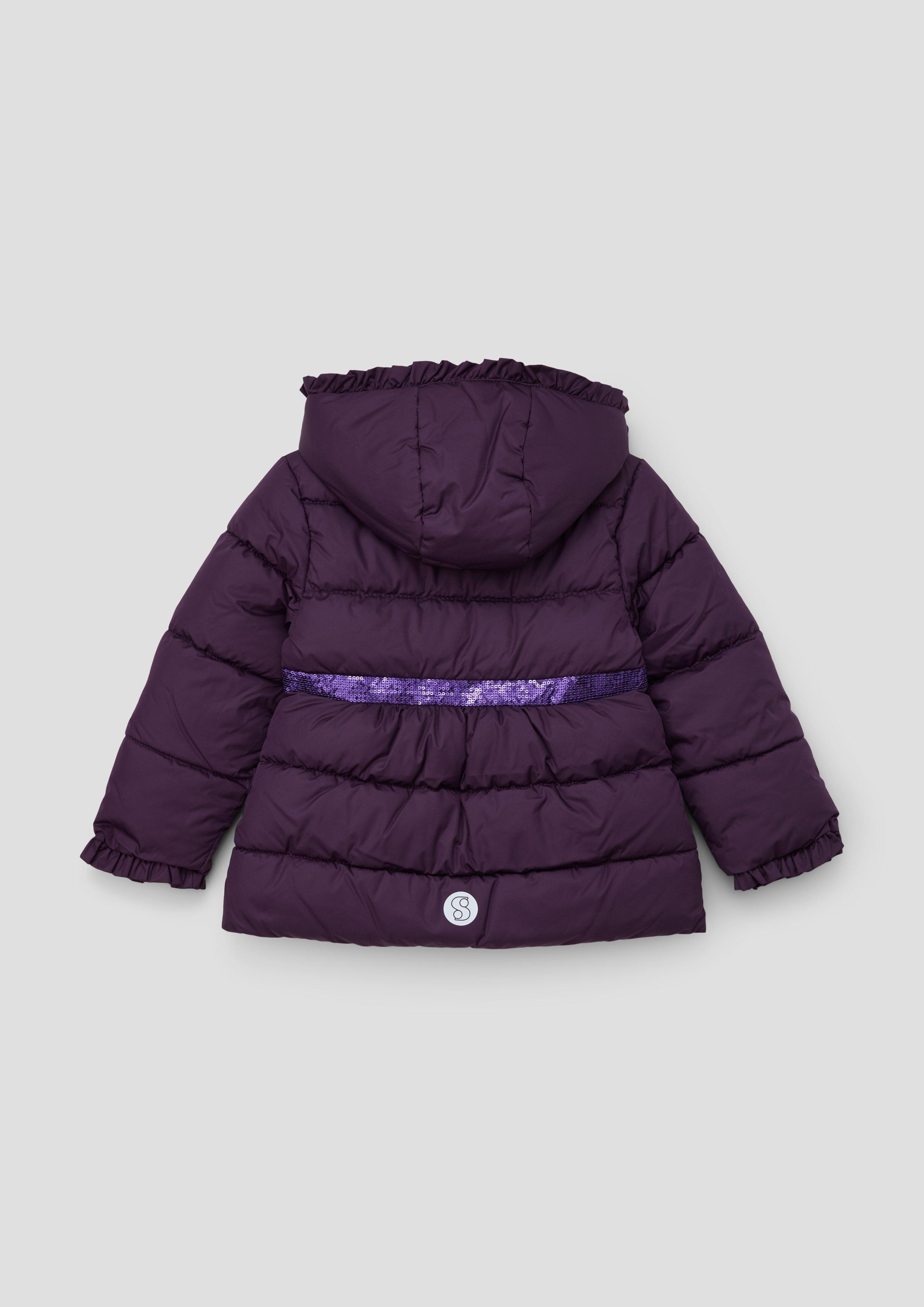 Steppjacke mit Pailletten  2132161-4836