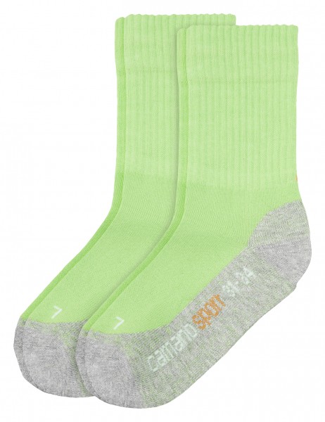 Camano kids ~ Funktionssocke Sport 2er Pack ~ Hellgrün