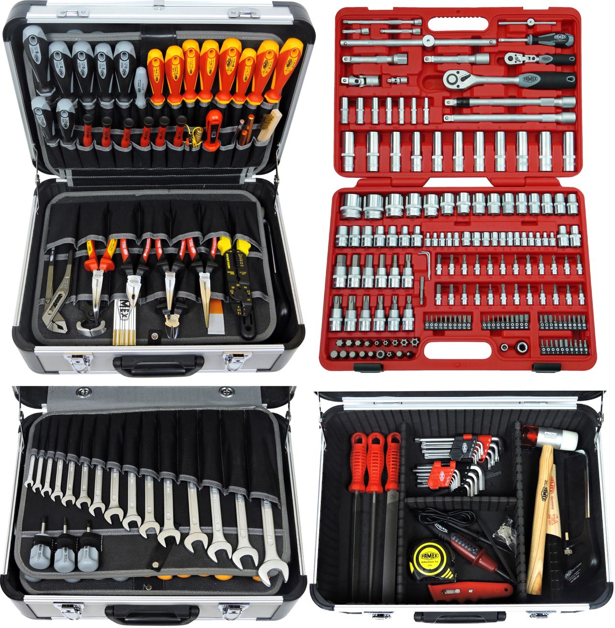 FAMEX Alu Werkzeugkoffer Set 414-20