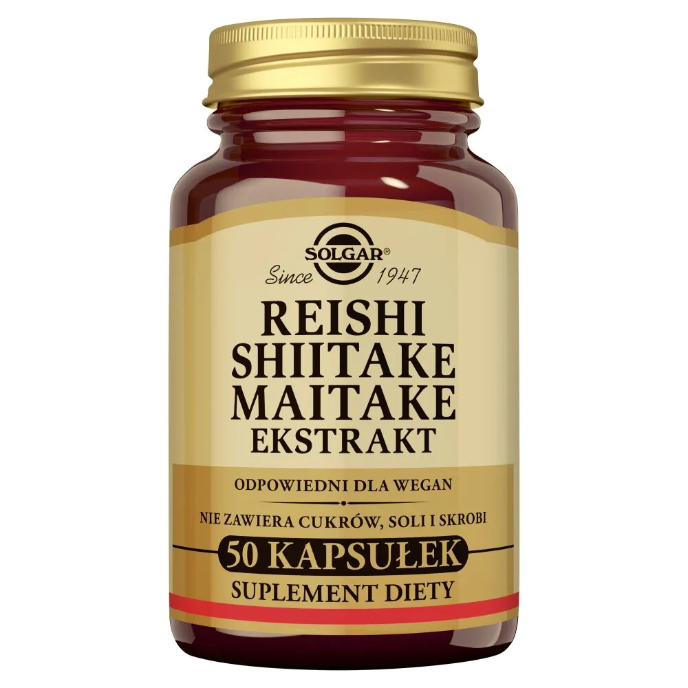 Solgar Reishi Shiitake Maitake ekstrakt