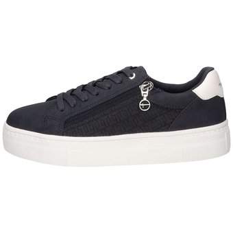Tamaris Plateau Sneaker in blau