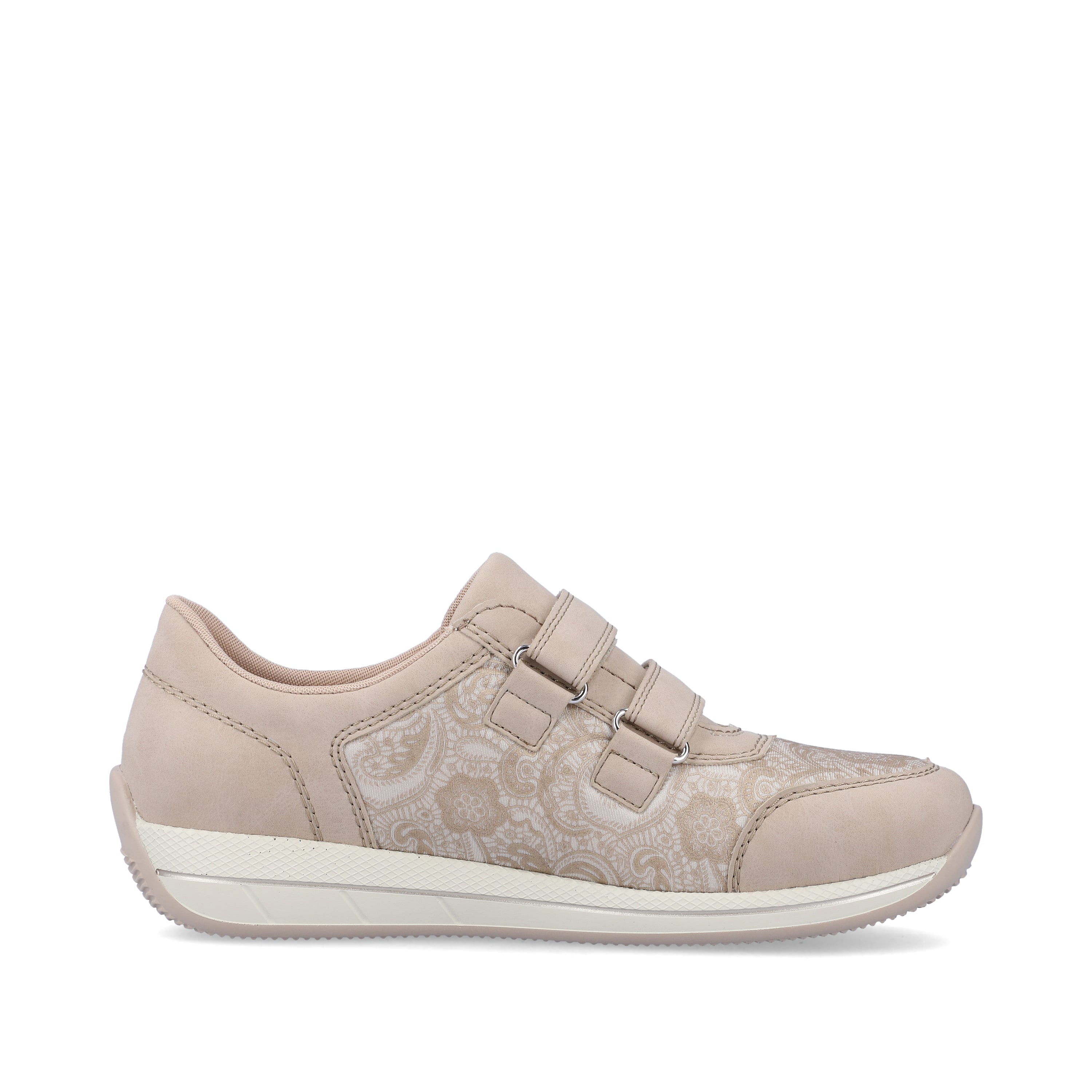 Rieker Damen Slipper cremebeige
