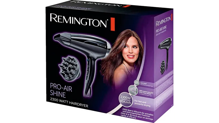 REMINGTON Haartrockner Ionen Pro-Air Shine D5215