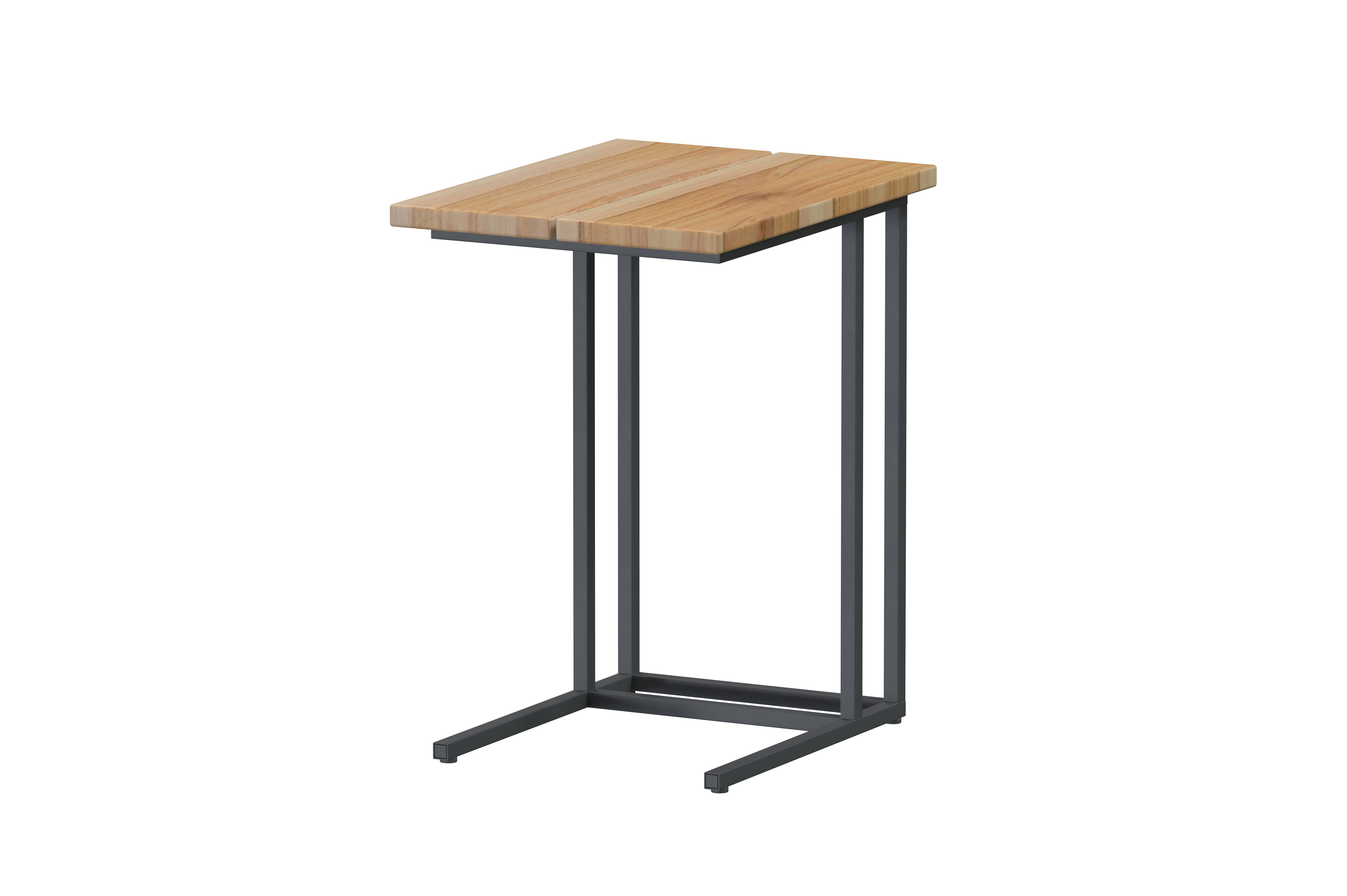 taste by 4 seasons Gartentisch 4Seasons Solido Beistelltisch teak, Gestell Edelstahl (1)