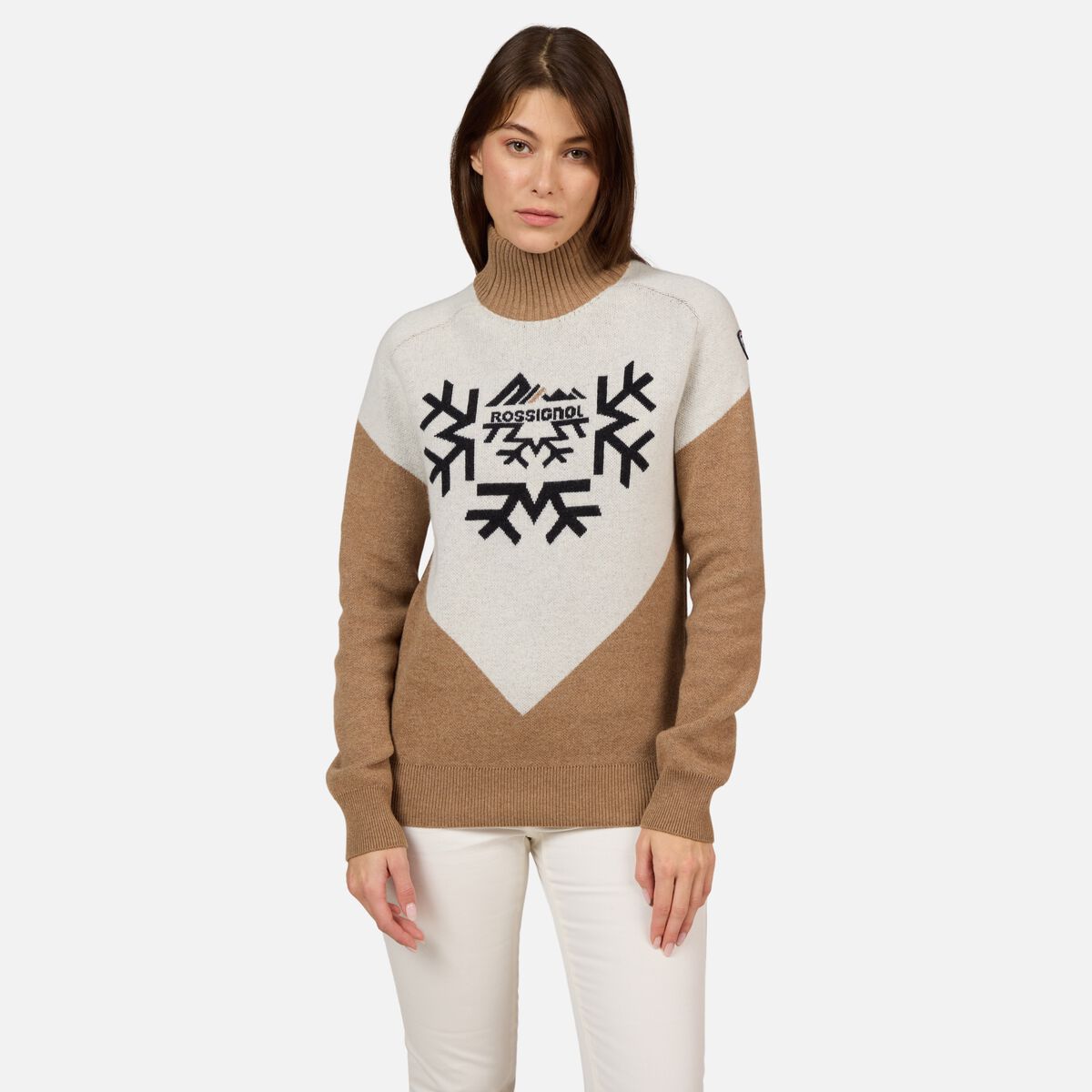 Damenpullover mit Rollkragen Cieloalto