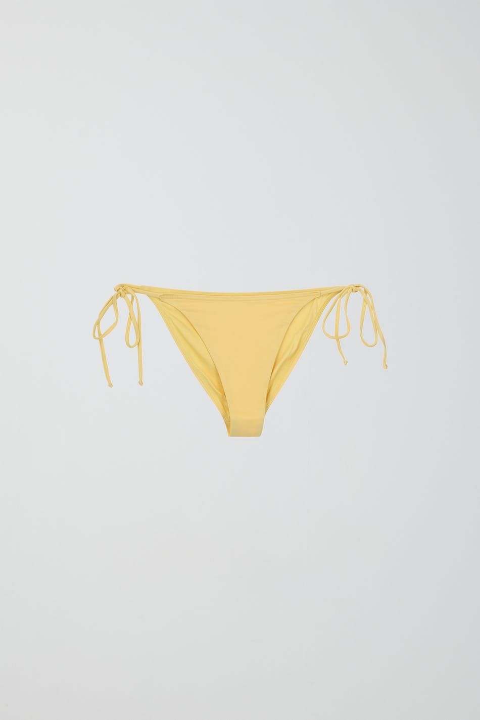 Shiny tie bikini brief