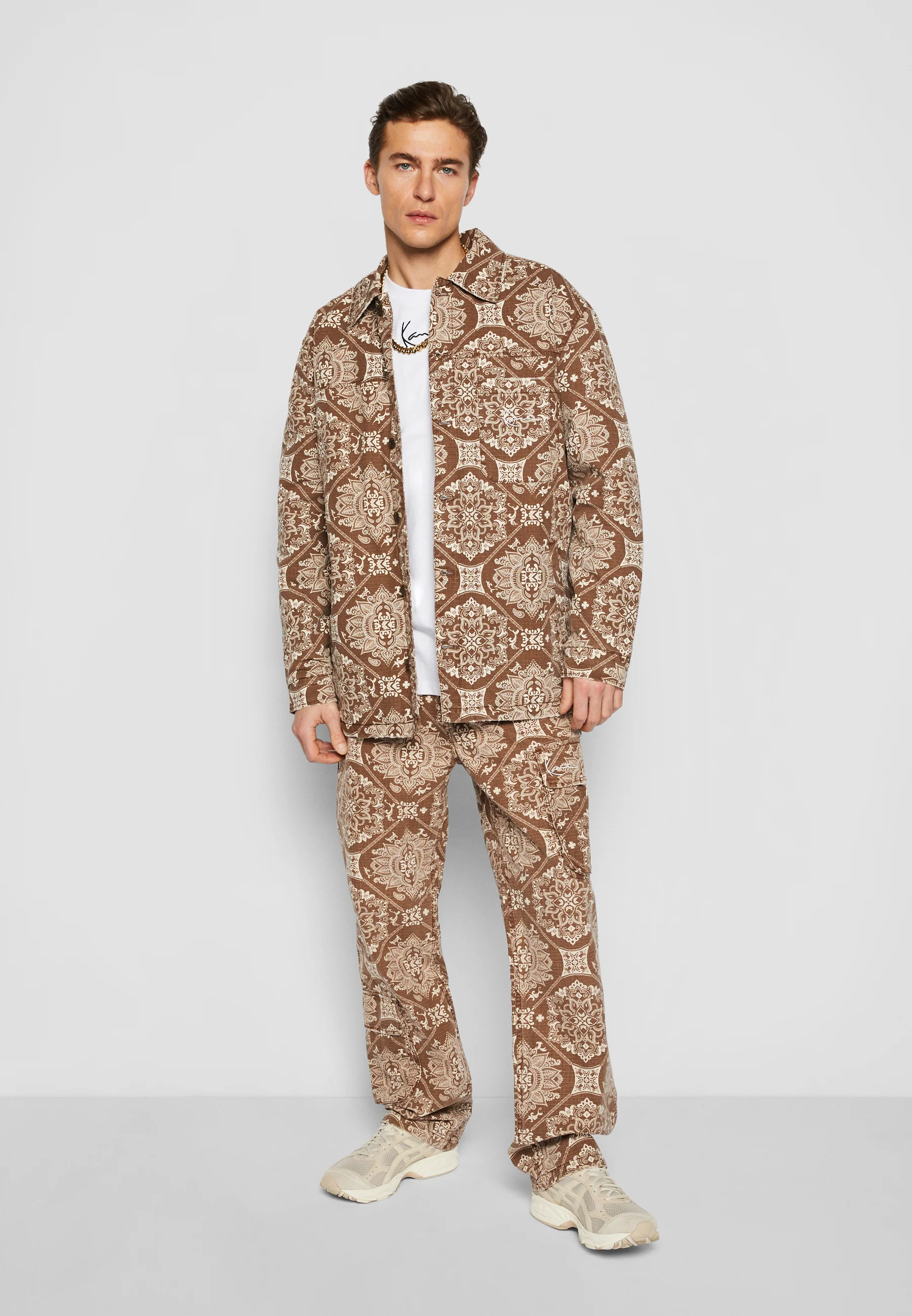 Karl Kani KK CHEST SIGNATURE WASHED STOP - Chaqueta de entretiempo