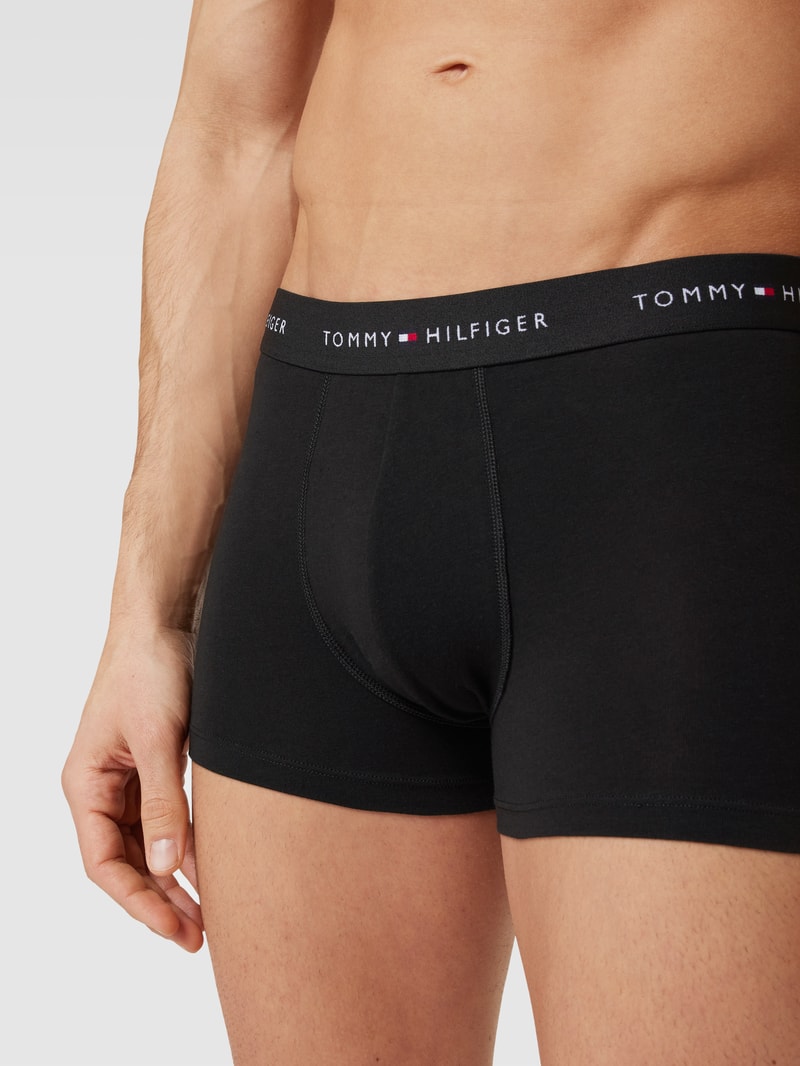 Trunks mit Logo-Stitching im 3er-Pack in schwarz