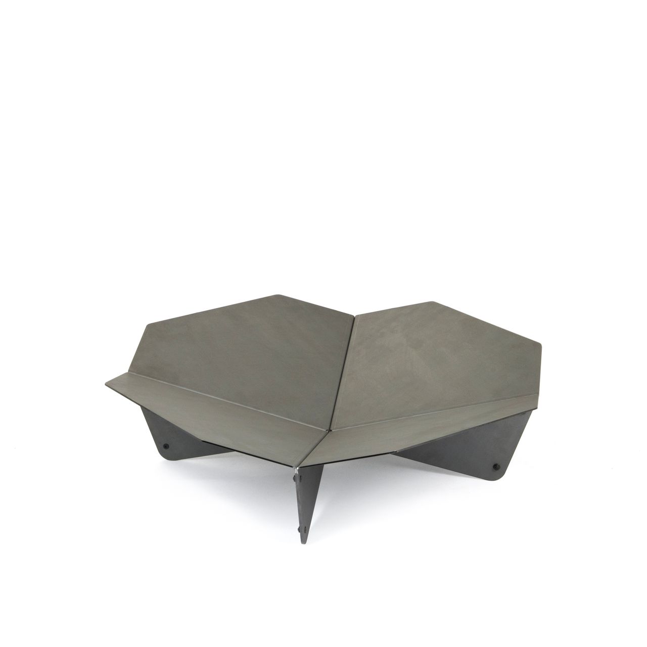 Keilbach Designprodukte Keilbach Feuerstelle, 80 x 80 x 22 cm, Stahl