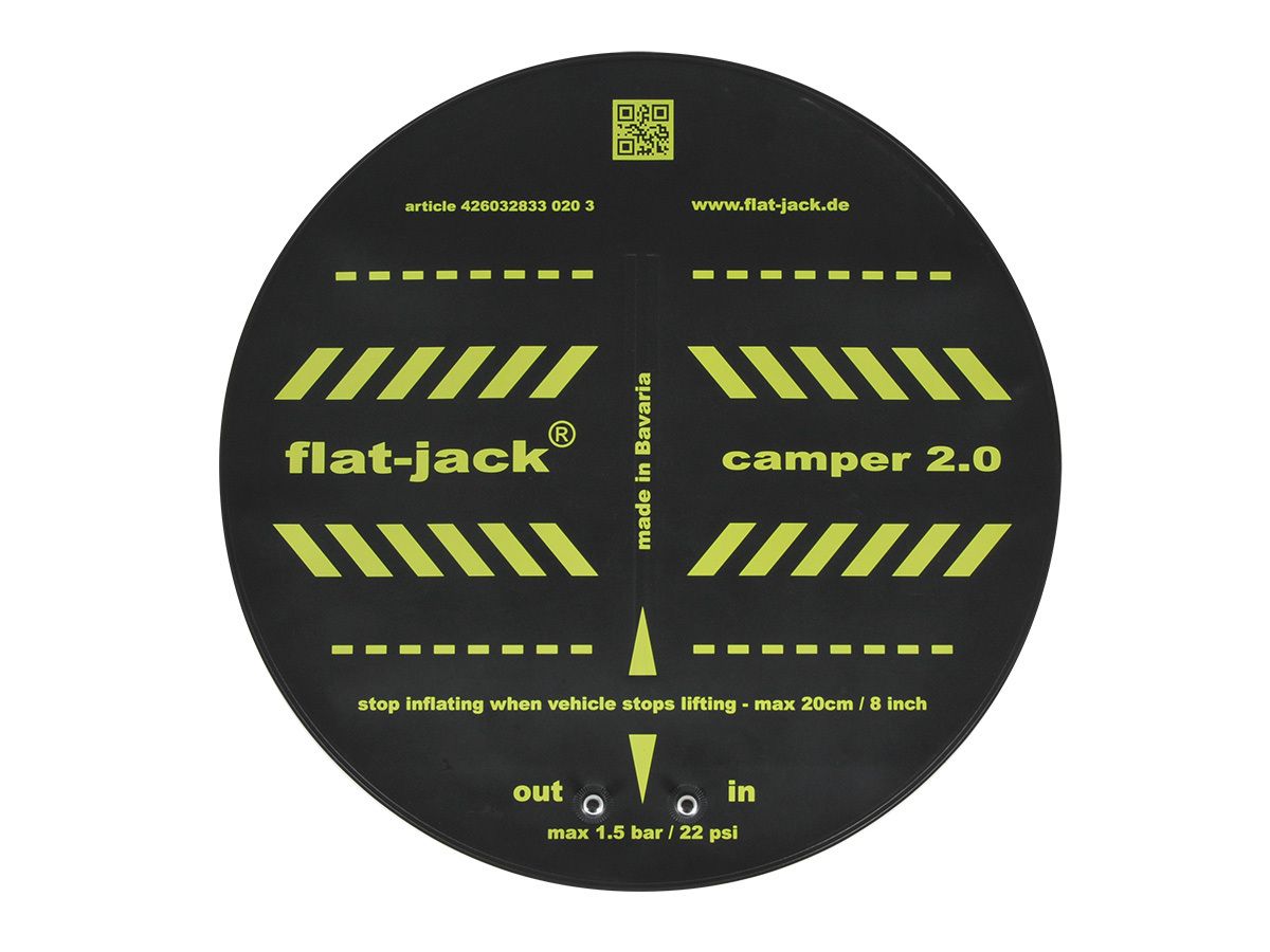 Flat-jack Auffahrkeil