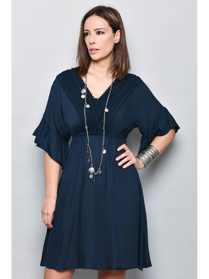 H.H.G. Kleid in Dunkelblau günstig kaufen
