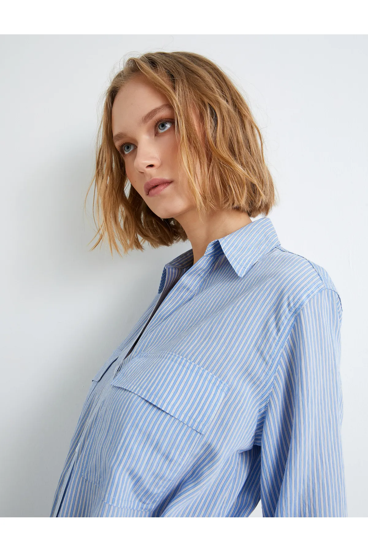 Koton  Kleid - Blau - A-Linie