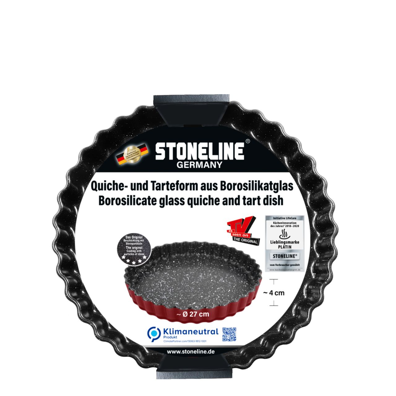 STONELINE® Antihaftbeschichtete Quiche- und Tarteform