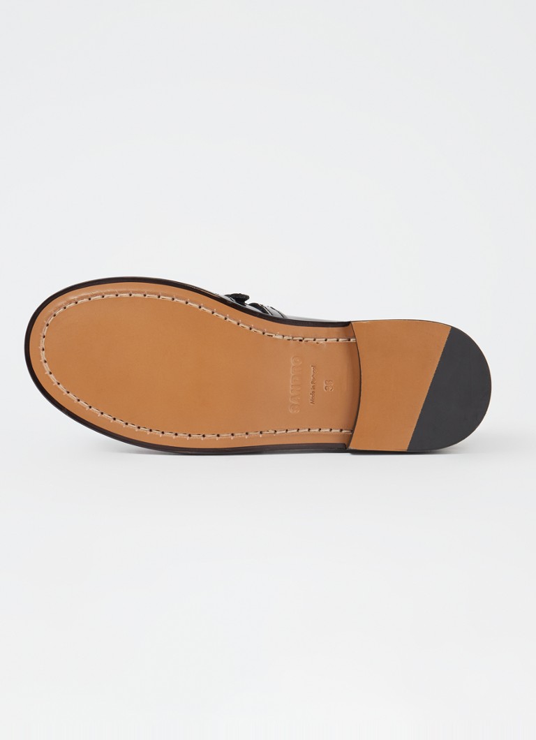 Mocasini din piele Sandro