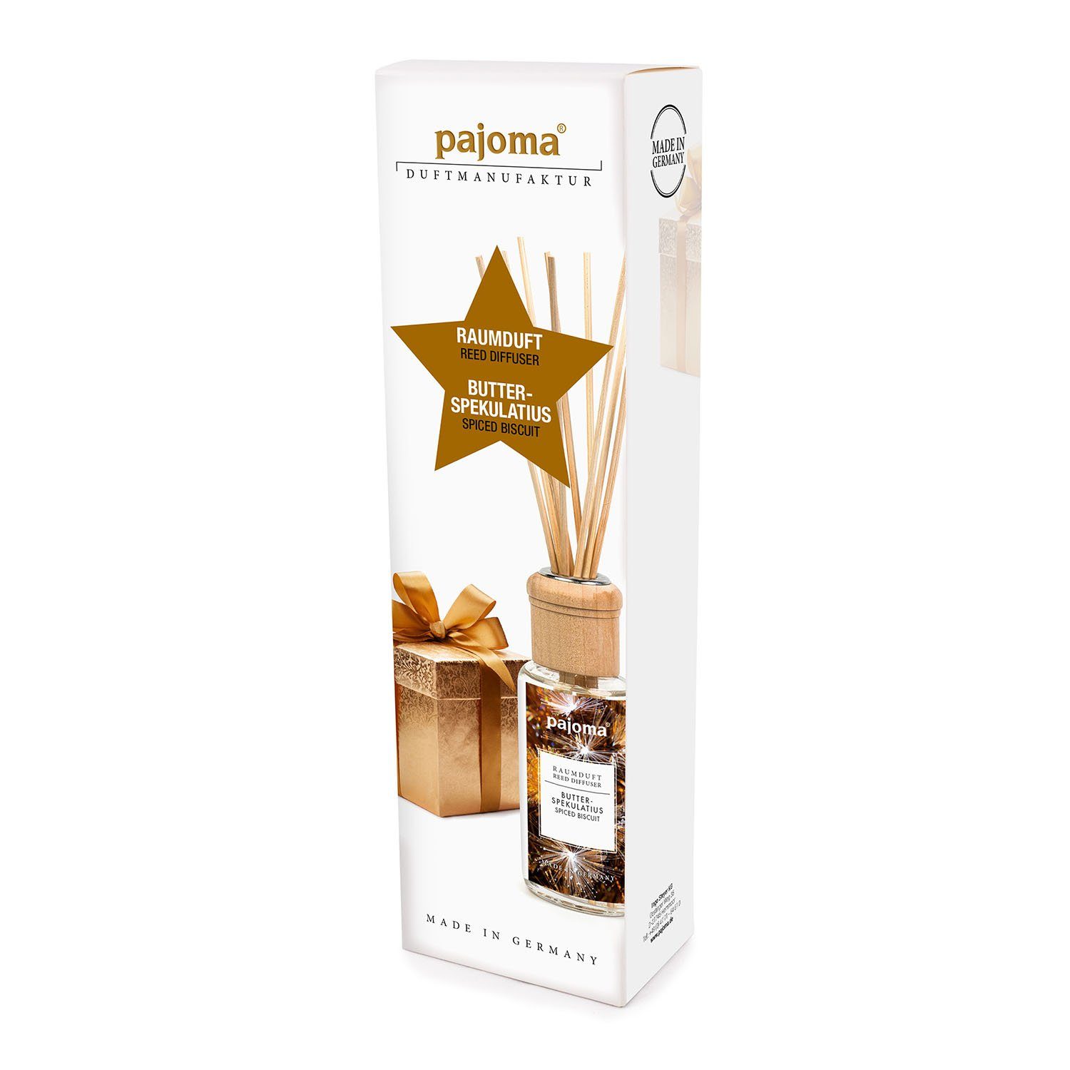 pajoma® Raumduft Butterspekulatius, 100 ml, Lufterfrischer in Geschenkverpackung