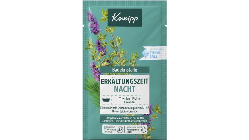 Kneipp Badekristalle Erkältungszeit Nacht 60 g