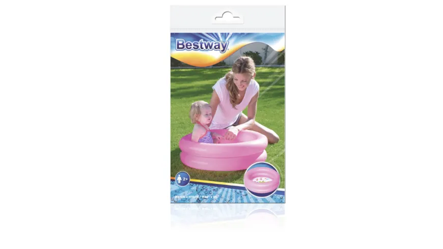Bestway - Planschbecken Kiddie Lounge Ø 61 x 15 cm , rund, 1 Stück, sortiert