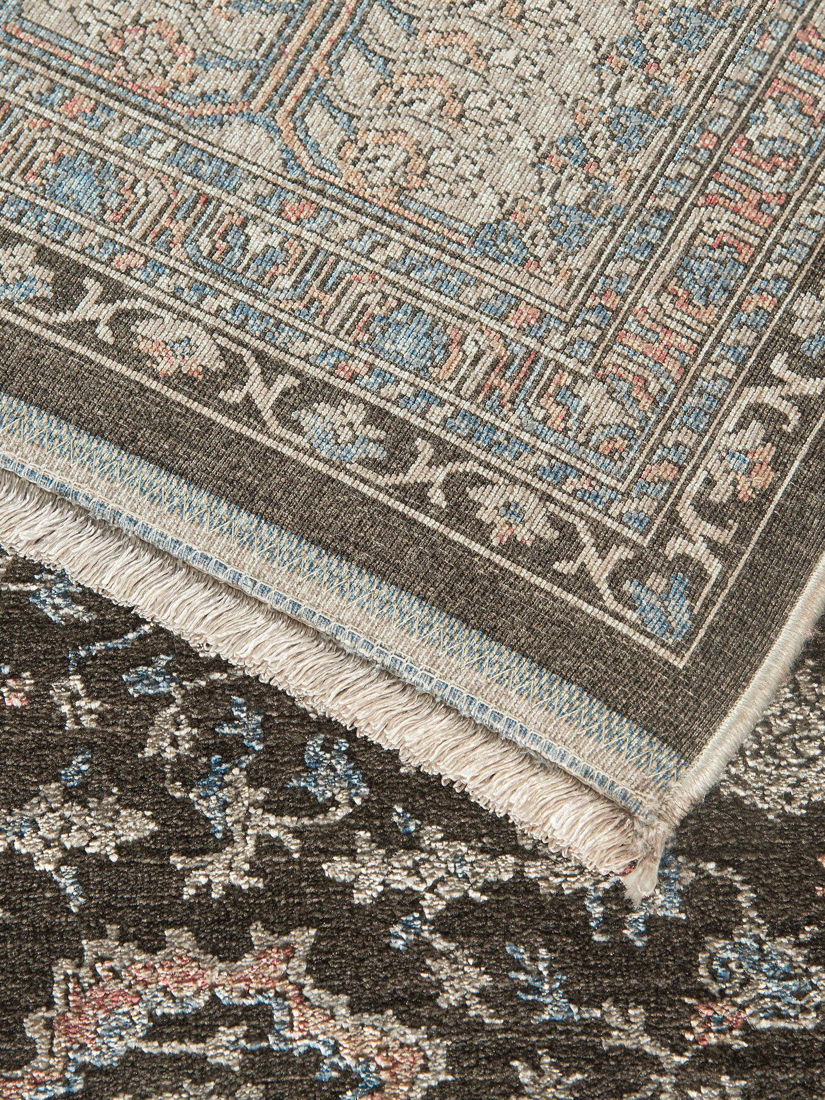 Valdiva Vintage-Teppich, Silver-Blue