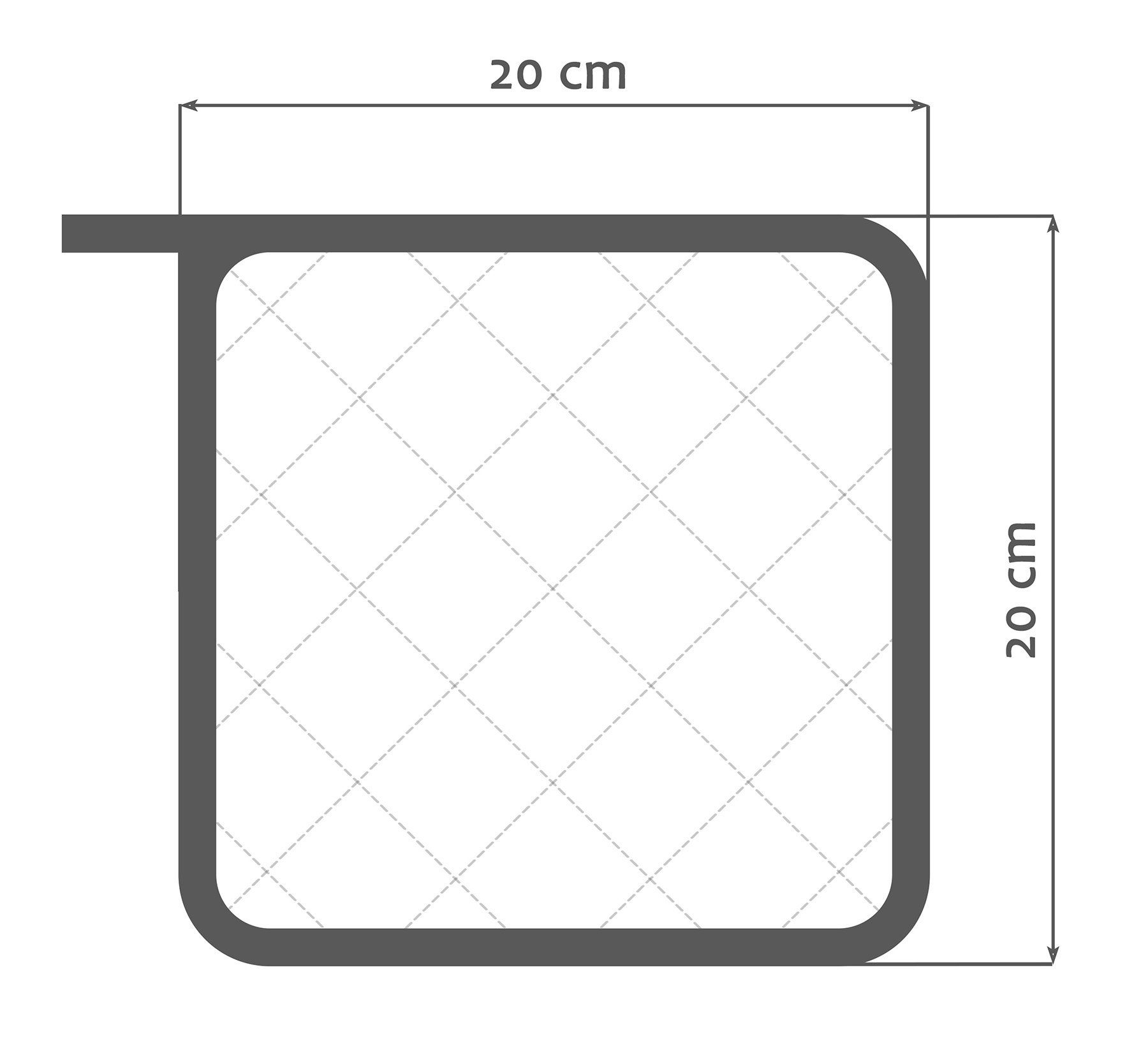 Lashuma Topflappen Gemüse, (Set, 2-tlg), Topfhalter 20x20 cm, Topfuntersetzer Baumwolle