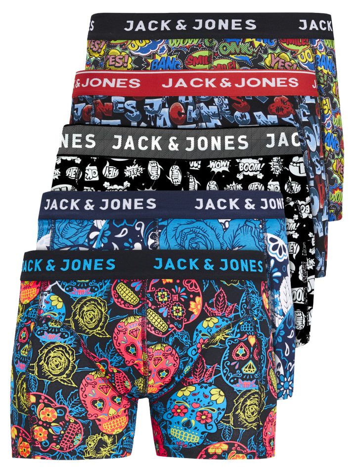 Jack & Jones 5er-Set Unterhosen Panties in Mix 4 günstig kaufen