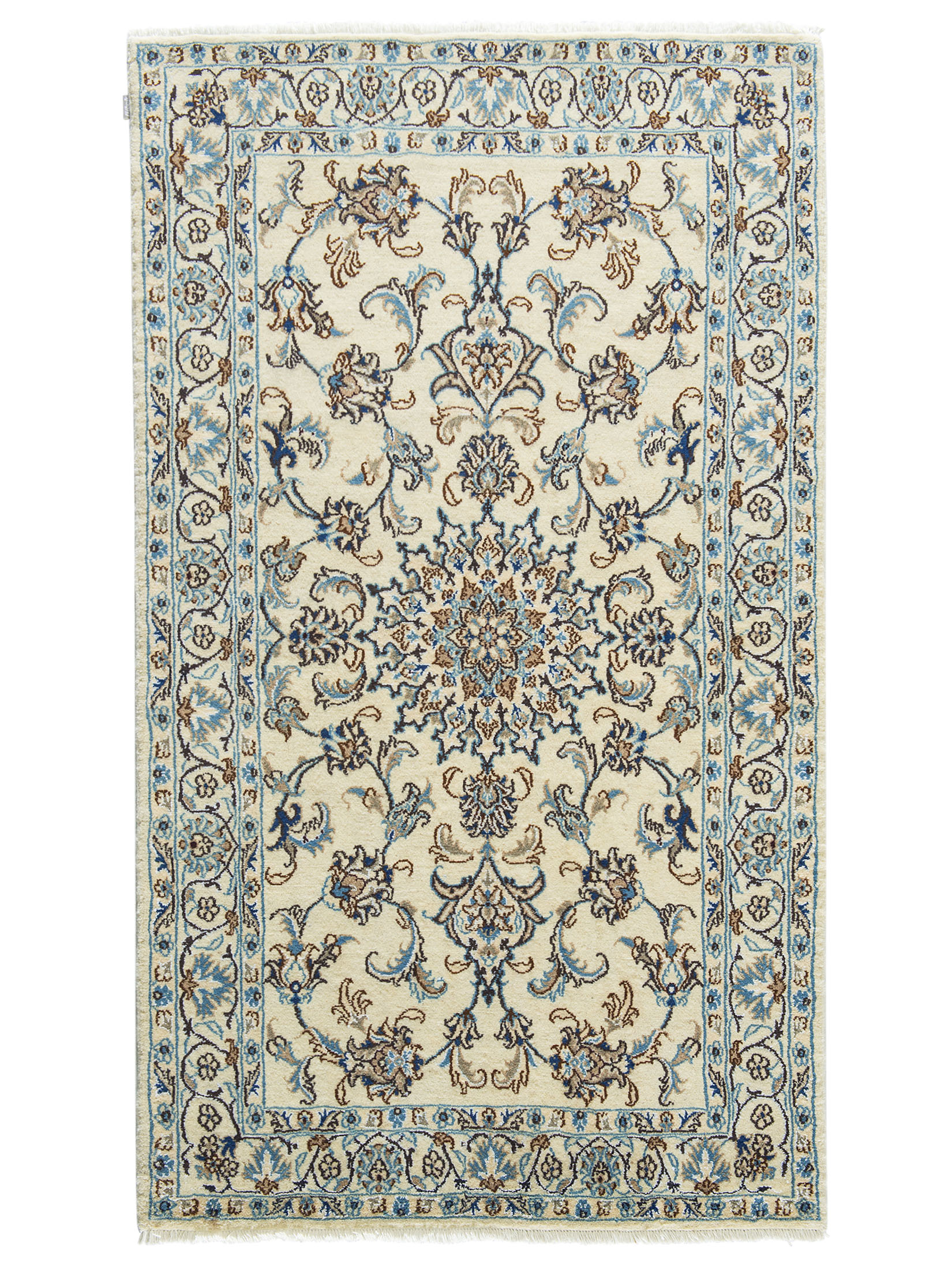 Kaschmar Nain 12 Lah ca. 117 x 203 cm, Unikat / Einzelstück