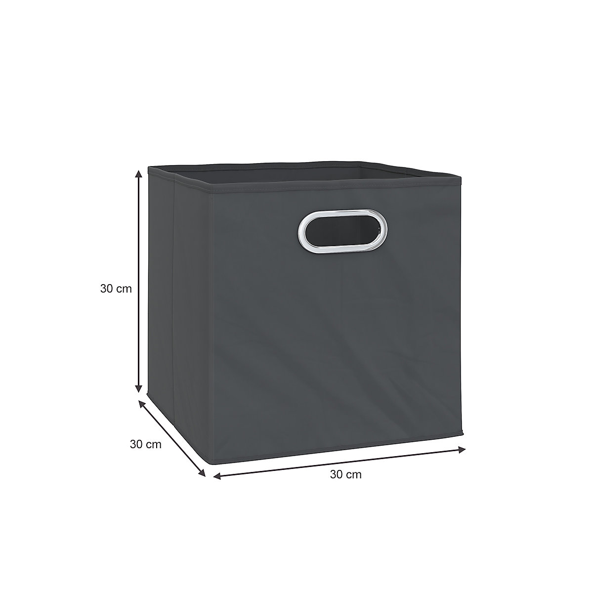 Faltbox 4er Set Anthrazit