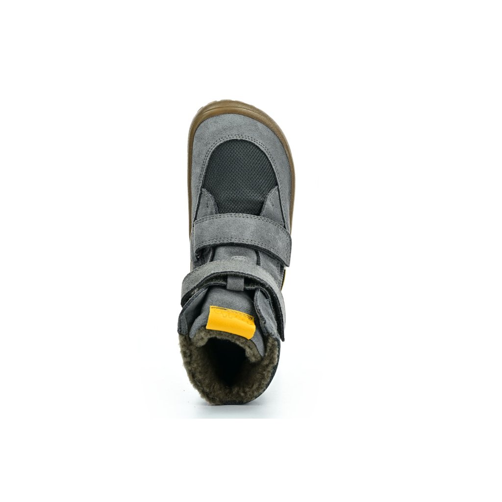 Froddo G3160205-3 Grey graue gefütterte Barfuß-Stiefeletten mit Membran