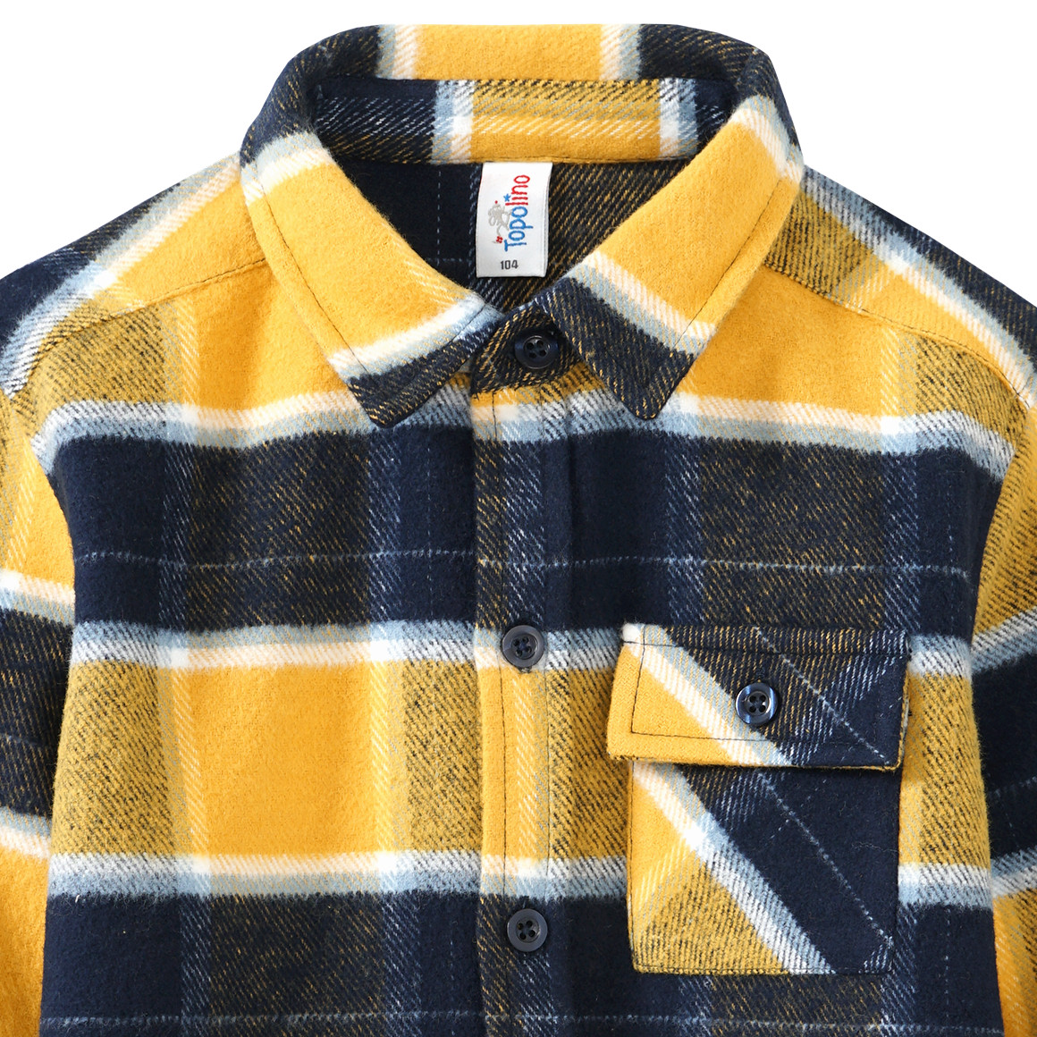 Jungen Hemd im Karo-Look