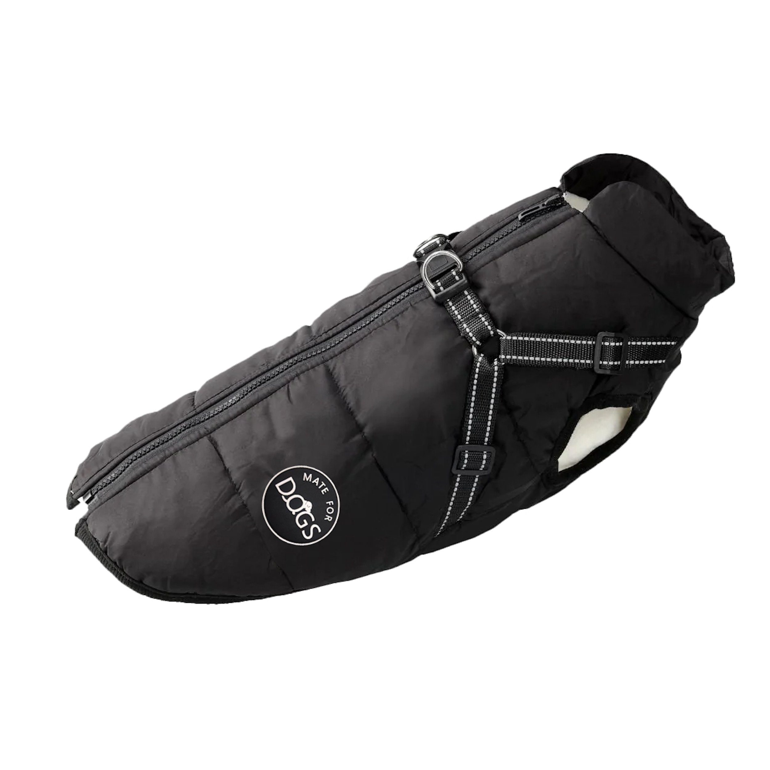 Mate for dogs Hundemantel Hundejacke Haustier Weste mit Brustgeschirr Gurt gefüttert, in verschiedenen Größen