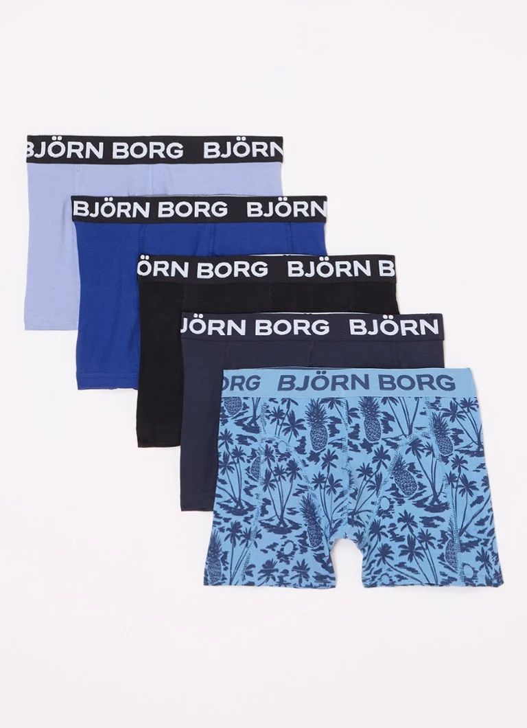 Björn Borg Boxer shorts with logo band in 5-pack