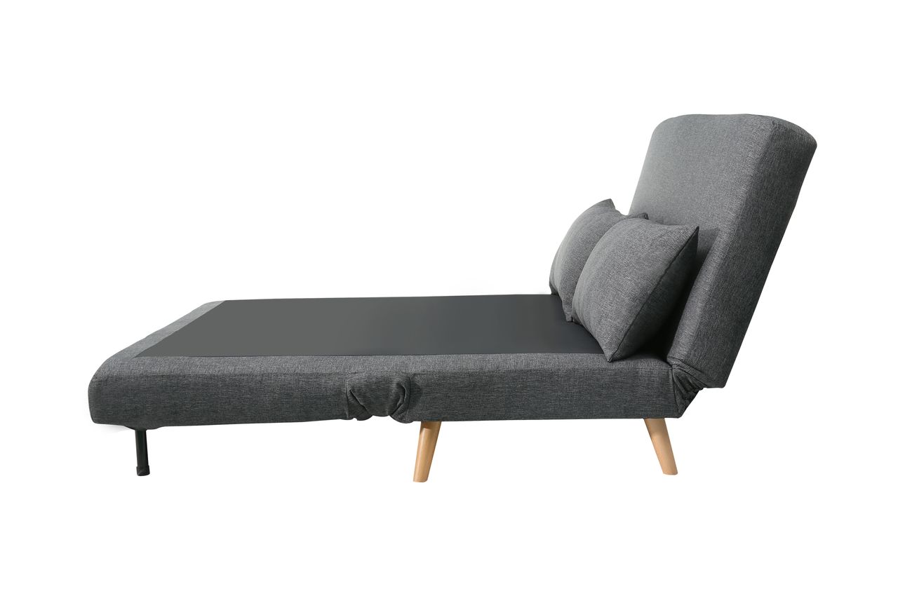 Happy Home Happy Home Schlafsessel inkl. Kissen 141 x 90 x 71 cm grau