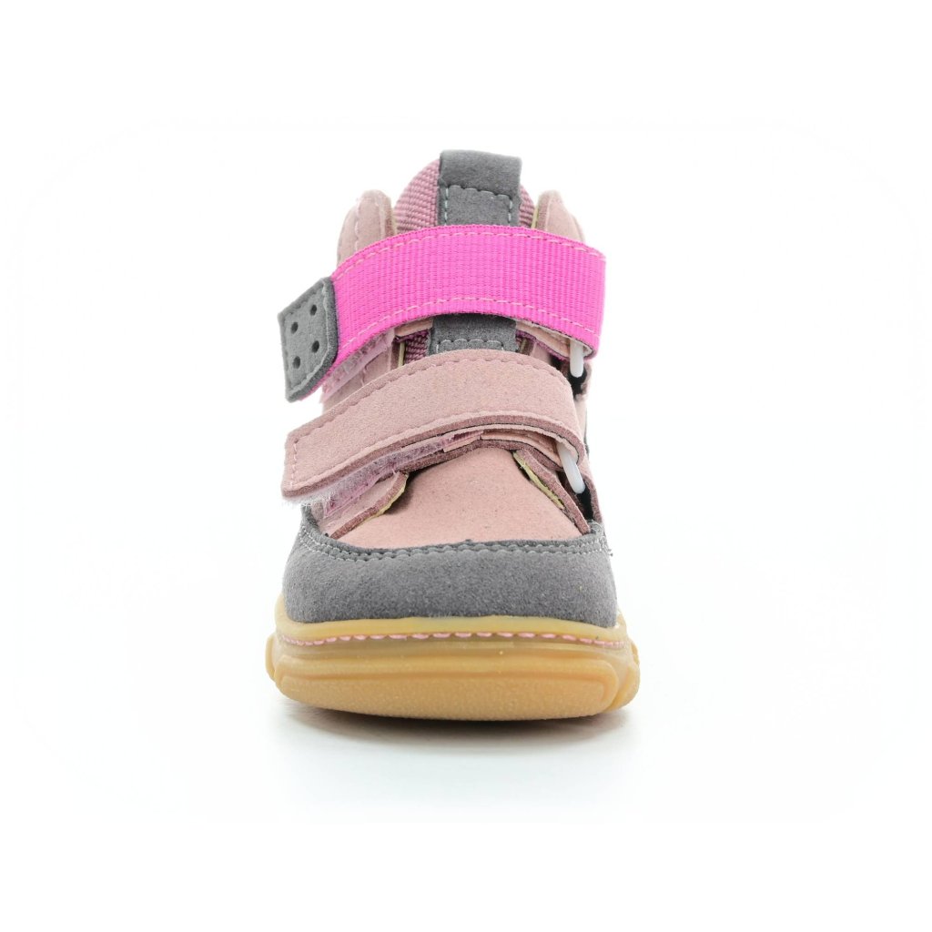 Ricosta Joki Sucre/Graphit grau-rosa Barfuß-Stiefeletten