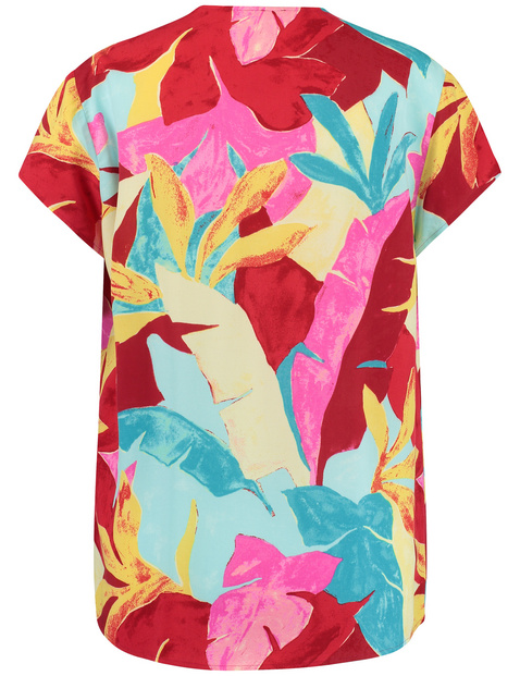 Gemustertes Blusenshirt