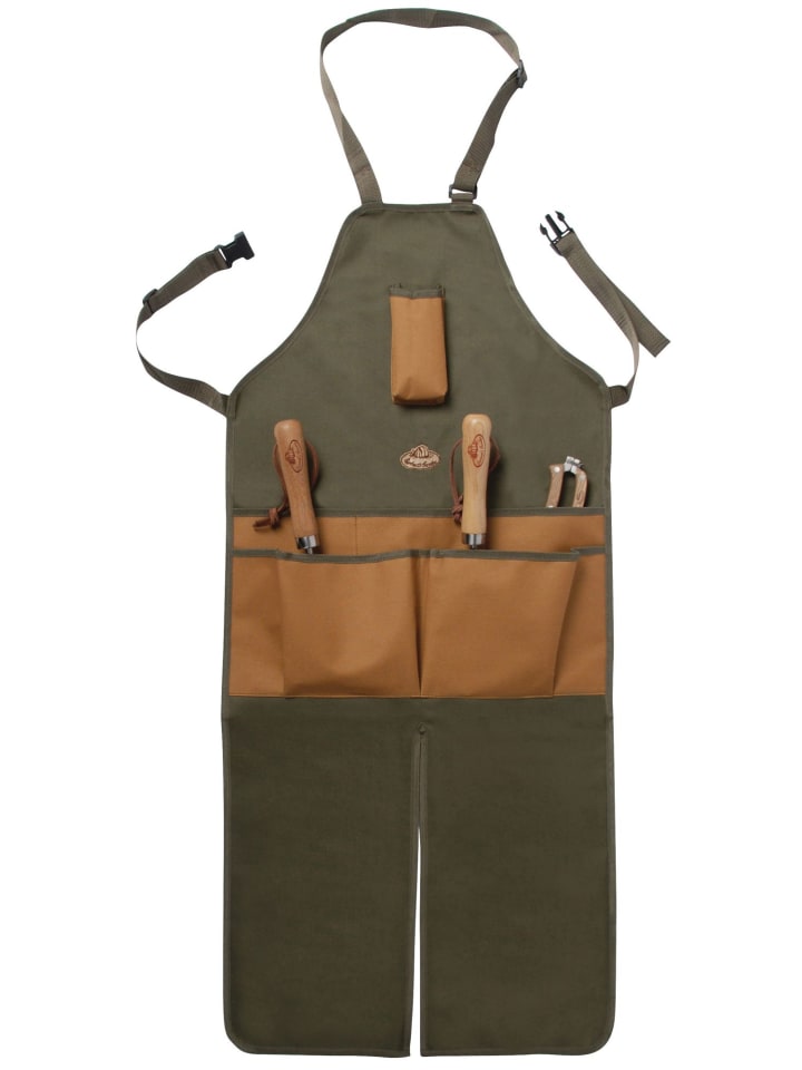 Esschert Design Grillschürze in grün/braun günstig kaufen onesize