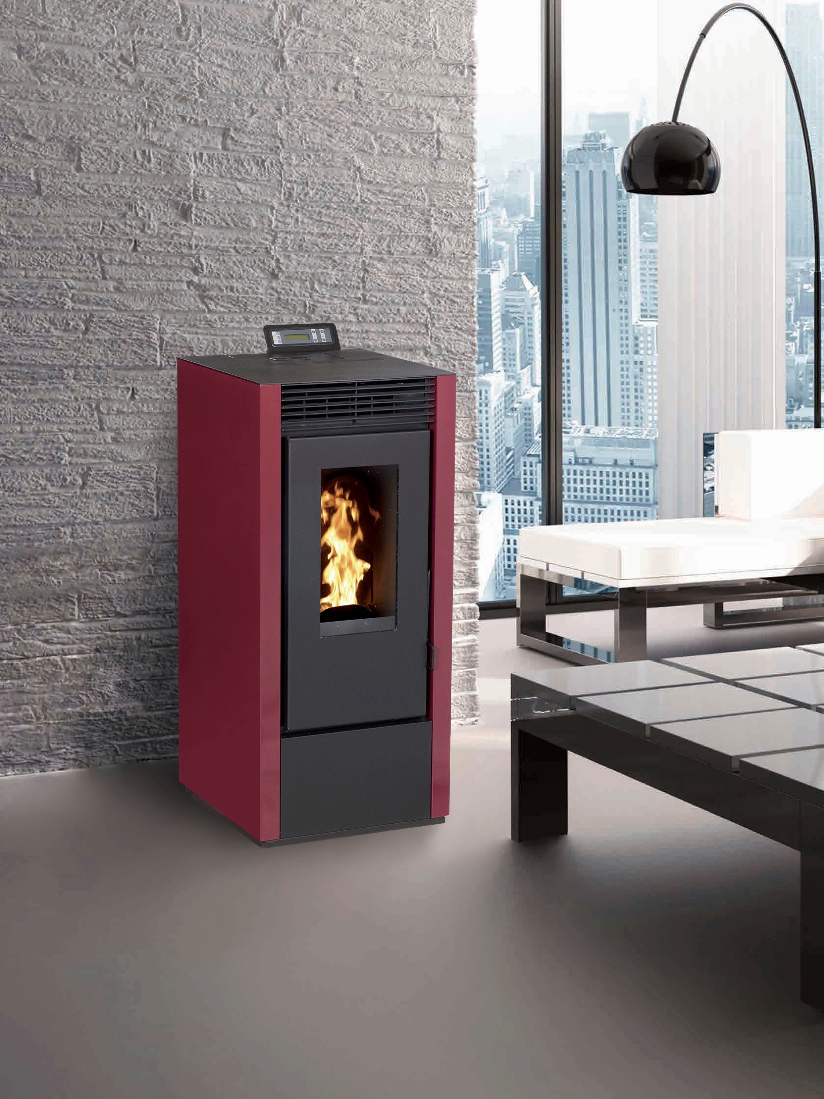 interstoves Pelletofen Jenwas 14, 12,1 kW, Zeitbrand, (1-tlg)