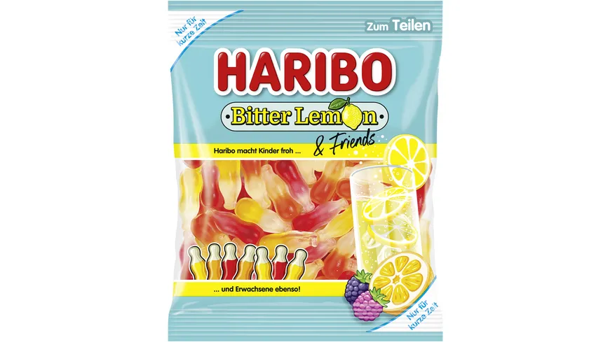 Haribo Fruchtgummi Bitter Lemon & Friends 160 g