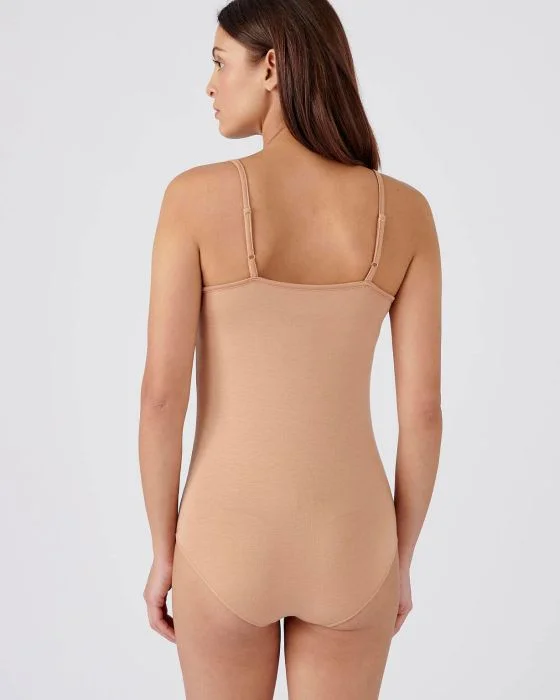 Body orné de dentelle, invisible Thermolactyl