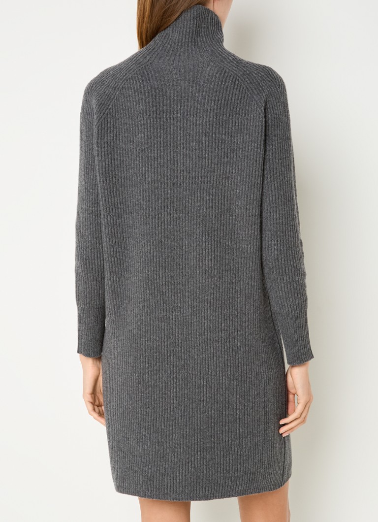 MaxMara Ebridi geripptes Mini-Strickkleid aus Kaschmir-Wollmischung