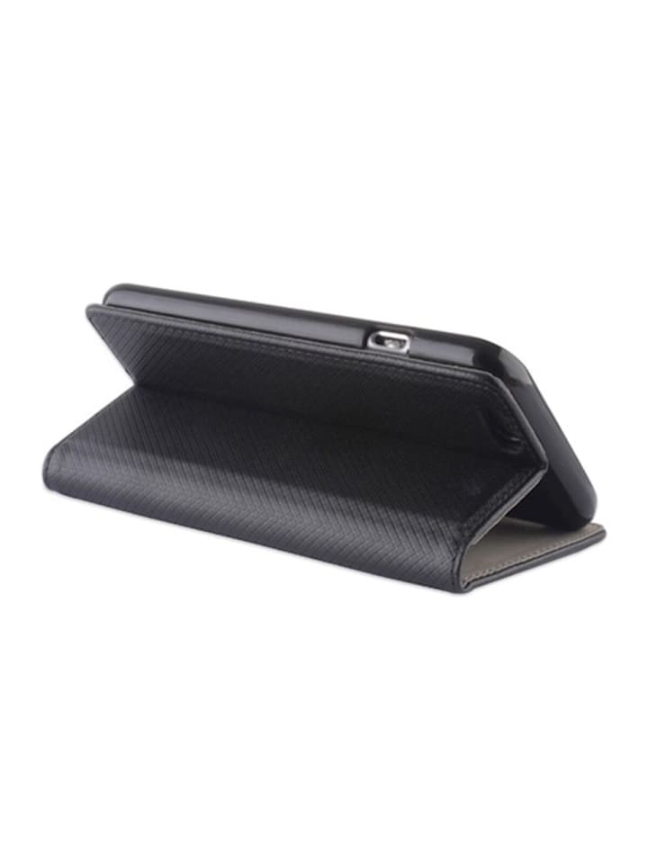 COFI 1453 Smart Magnet Case Handyhülle  Kartenfach und Magnetverschluss in Schwarz günstig kaufen S