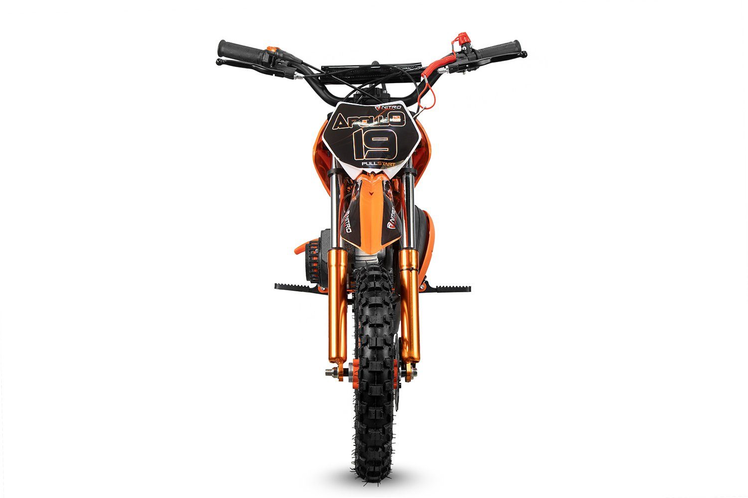 Smarty Dirt-Bike Nitro Motors Apollo 49cc Pullstart Dirtbike 10 Zoll Crossbike