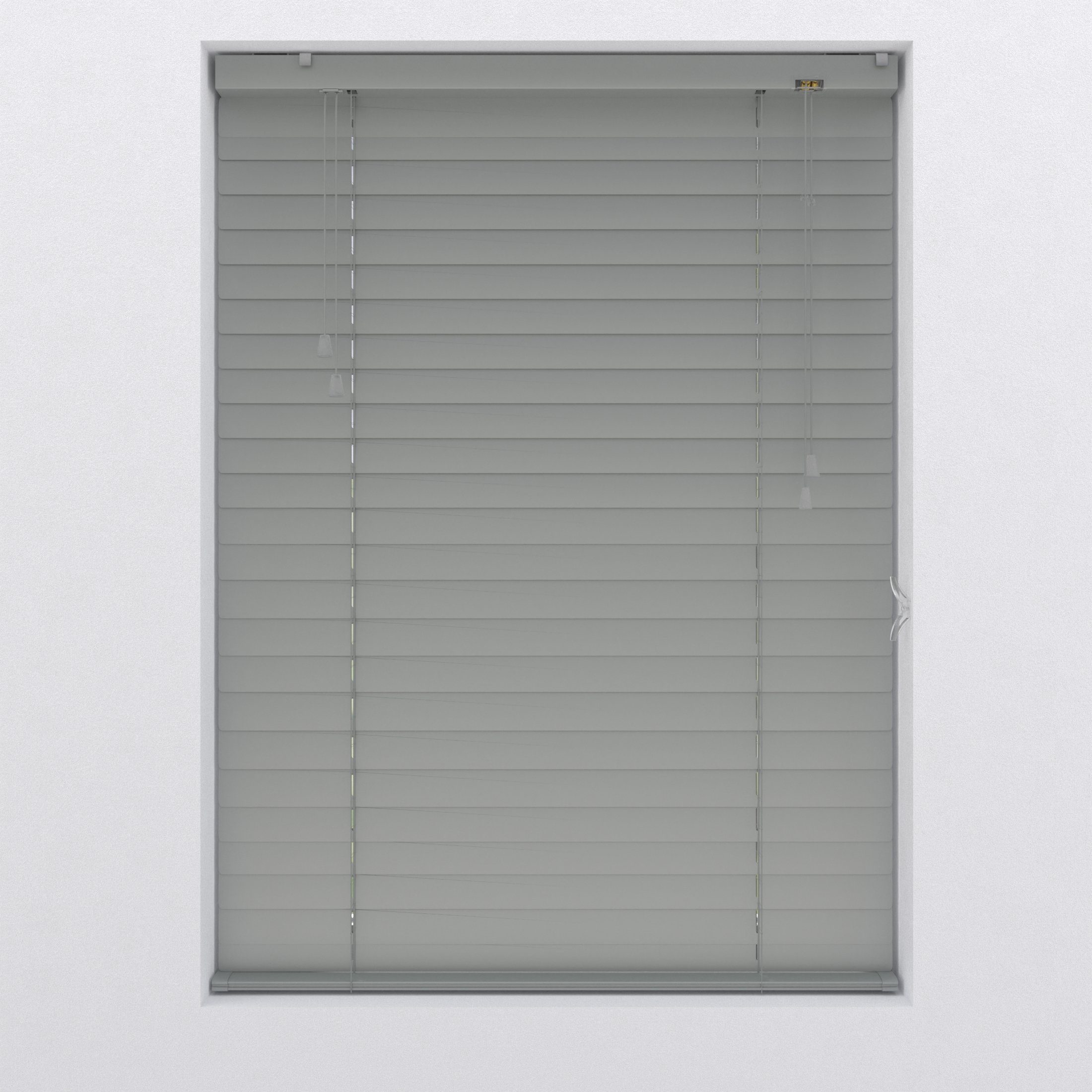 Jalousie Aluminium 60x180, Lichtdurchlässig, Grau, Cocoon, freihängend, Feuchtigkeitsbeständig