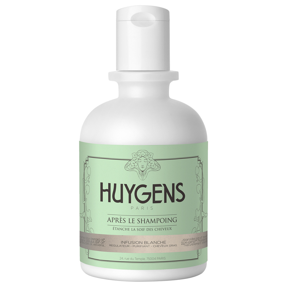huygens APRÈS LE SHAMPOING  PURIFIANT INFUSION BLANCHE Soin nourrissant et démellant pour cheveux gras