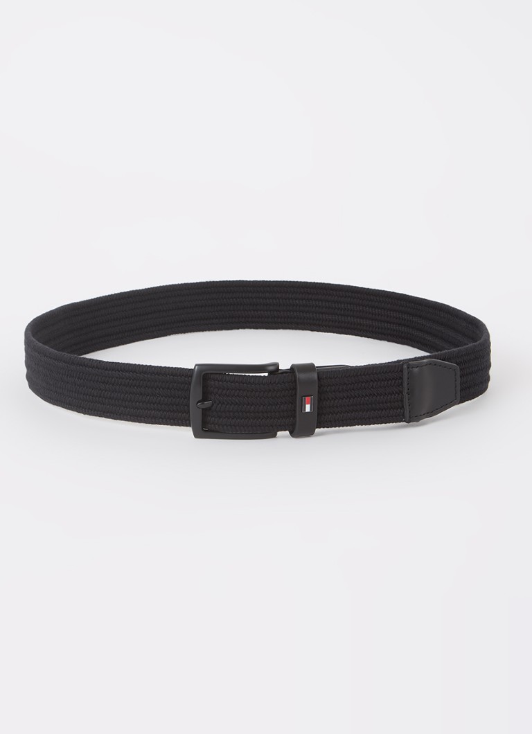 Ceinture tressée Tommy Hilfiger Denton avec détails en cuir