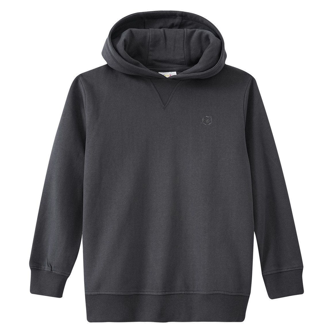 2 Jungen Hoodies mit Fußball-Stickerei