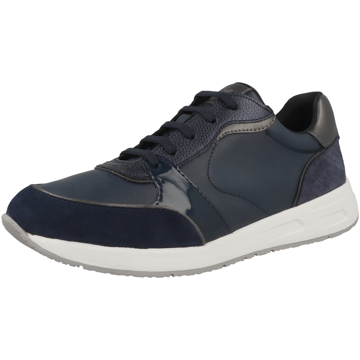 Geox D Bulmya A Sneaker Low dunkelblau