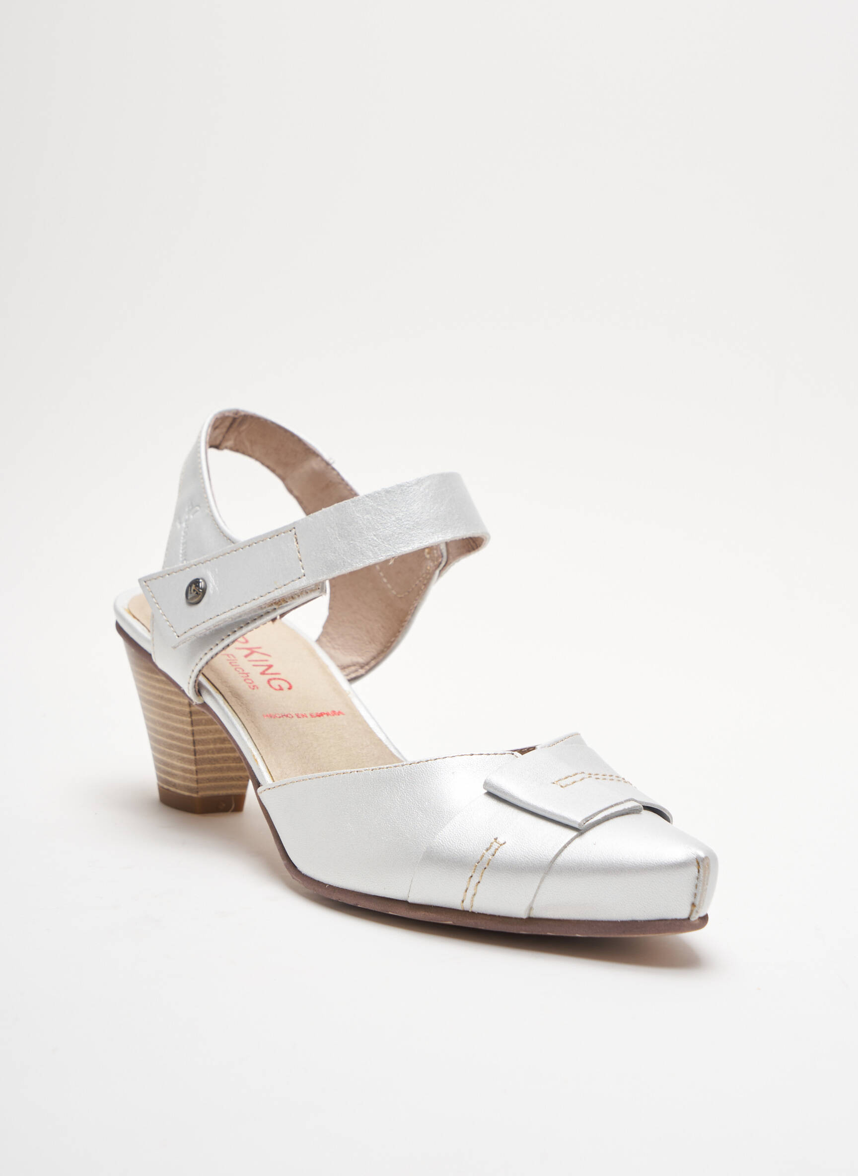 Dorking Sandales Nu Pieds Femme couleur gris
