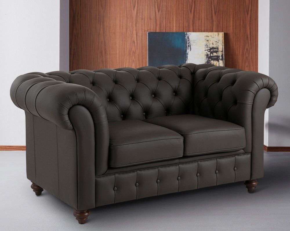 Home affaire Chesterfield-Sofa Chesterfield, mit Knopfheftung, auch in Leder